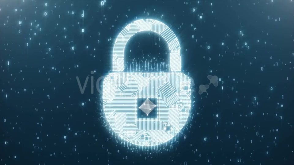 Padlock Circuit As a Symbol of Protection Videohive 21230555 Motion Graphics Image 5