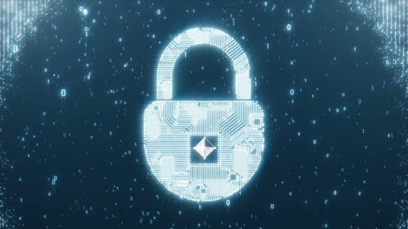 Padlock Circuit As a Symbol of Protection - 21230555 Videohive Download