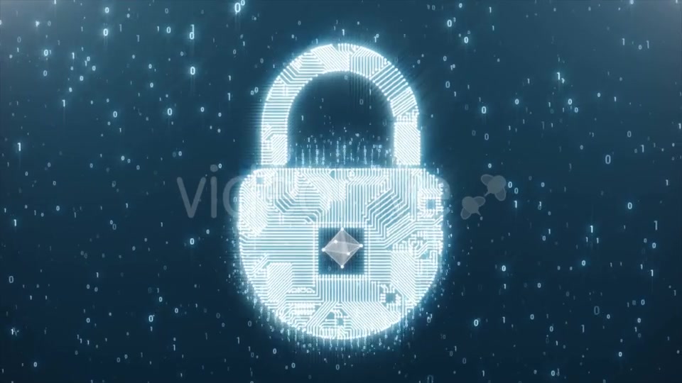 Padlock Circuit As a Symbol of Protection Videohive 21222115 Motion Graphics Image 5