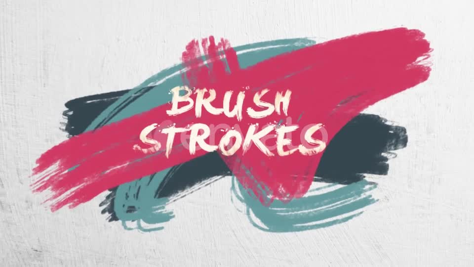 Paint Brush Strokes Videohive 24439733 Motion Graphics Image 1