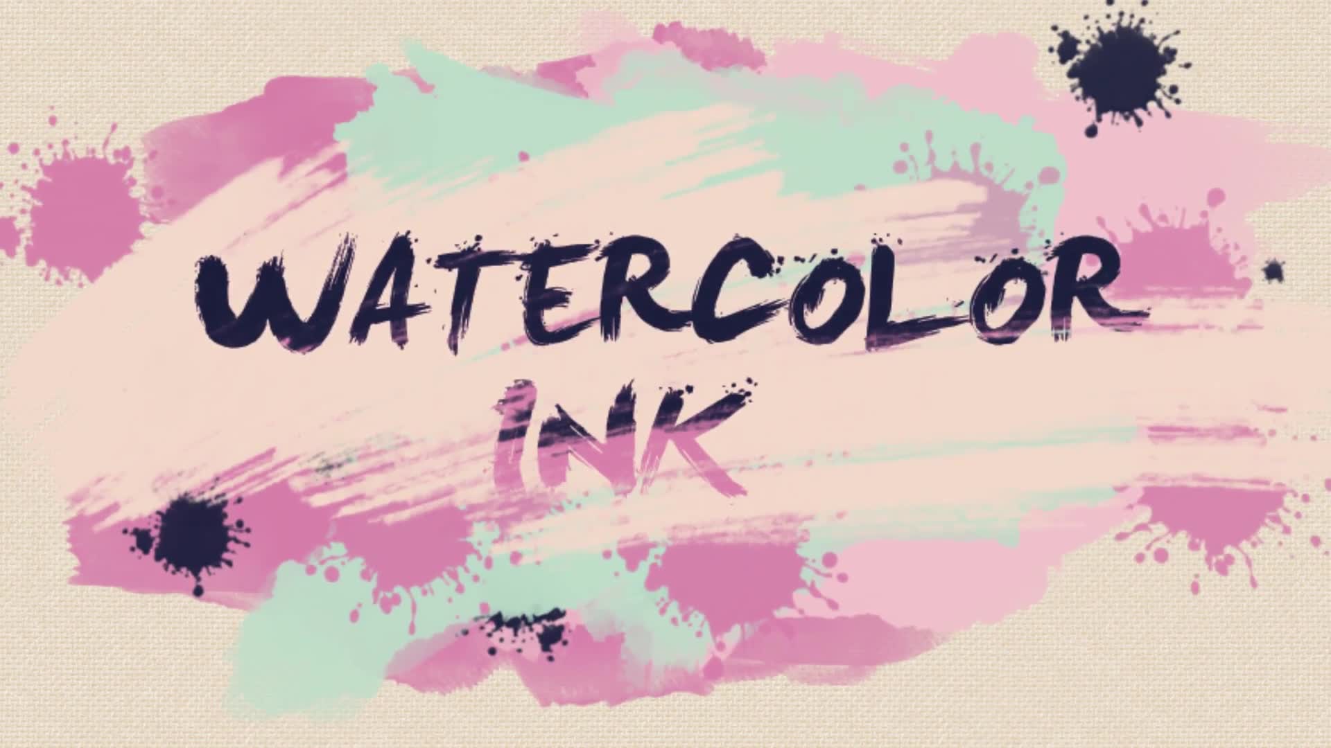Paint Kit: Watercolor Ink, Brush, Splatter, Spray Videohive 22450994 Motion Graphics Image 2