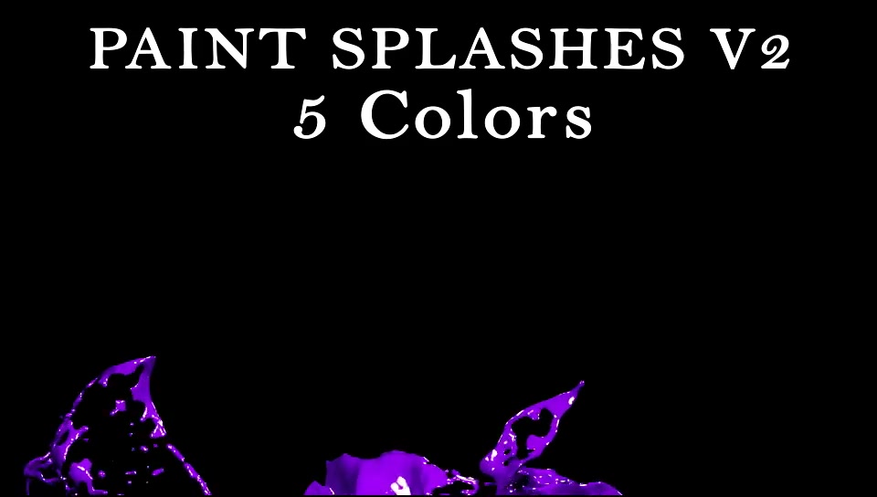 Paint Splash Pack 1 Videohive 17644036 Motion Graphics Image 10