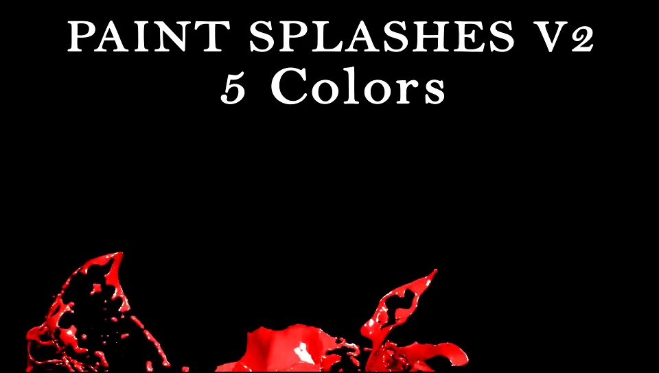 Paint Splash Pack 1 Videohive 17644036 Motion Graphics Image 11