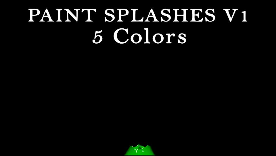 Paint Splash Pack 1 Videohive 17644036 Motion Graphics Image 2