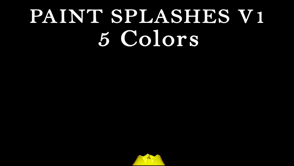 Paint Splash Pack 1 Videohive 17644036 Motion Graphics Image 6