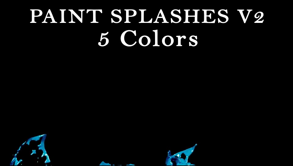 Paint Splash Pack 1 Videohive 17644036 Motion Graphics Image 8