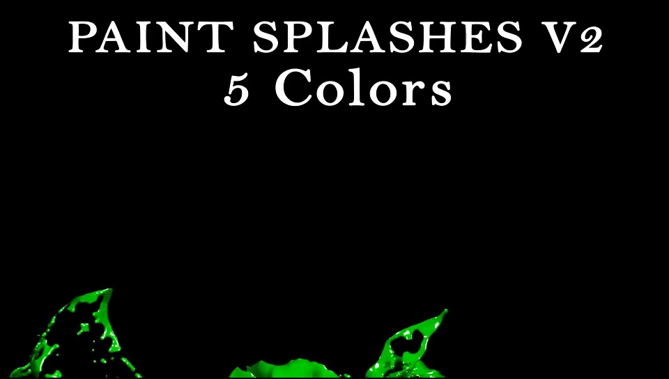 Paint Splash Pack 1 Videohive 17644036 Motion Graphics Image 9