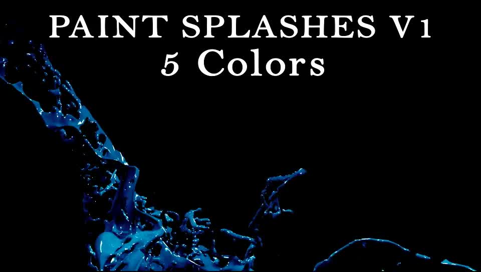 Paint Splash Pack 2 Videohive 17645778 Motion Graphics Image 1