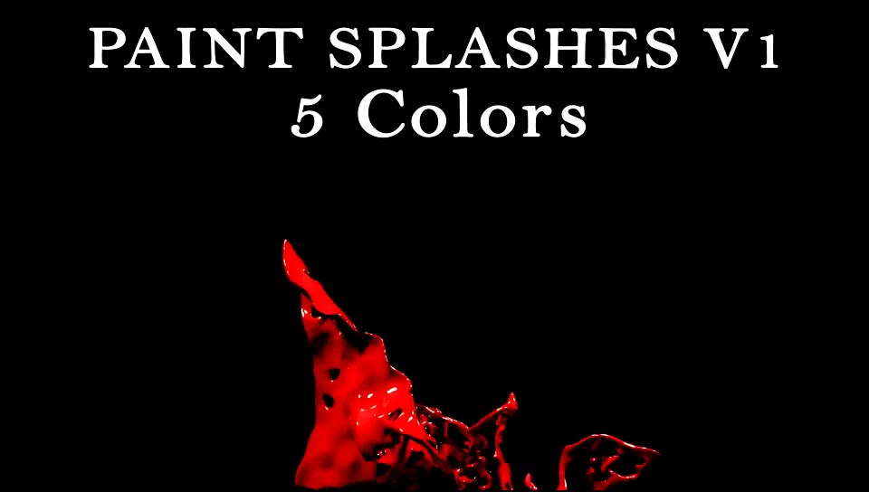 Paint Splash Pack 2 Videohive 17645778 Motion Graphics Image 3
