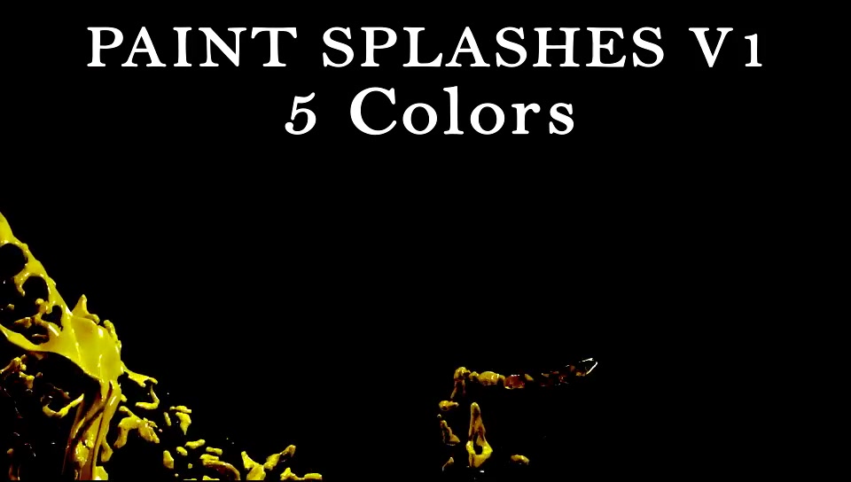 Paint Splash Pack 2 Videohive 17645778 Motion Graphics Image 4