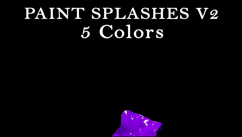 Paint Splash Pack 2 Videohive 17645778 Motion Graphics Image 6
