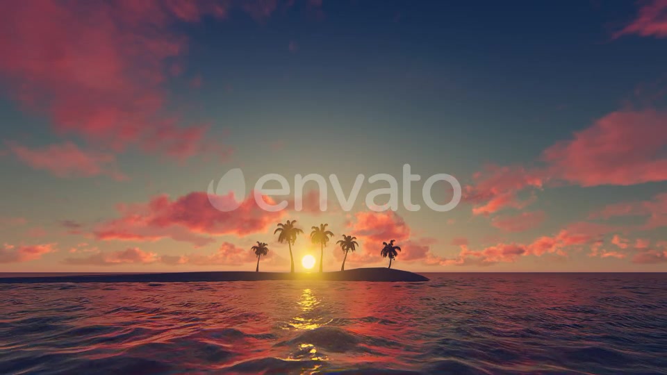 Palm Trees Sunset Background Videohive 21639127 Motion Graphics Image 4