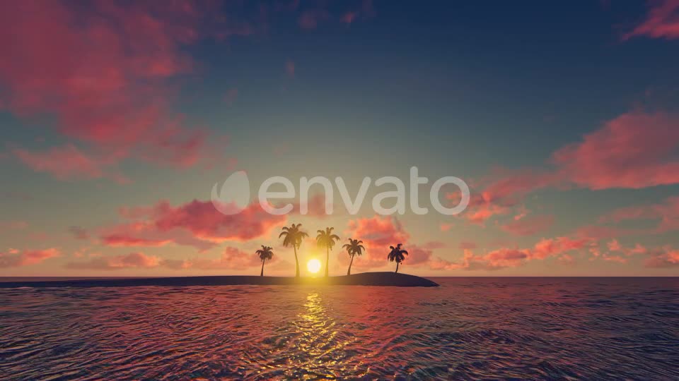 Palm Trees Sunset Background Videohive 21639127 Motion Graphics Image 8