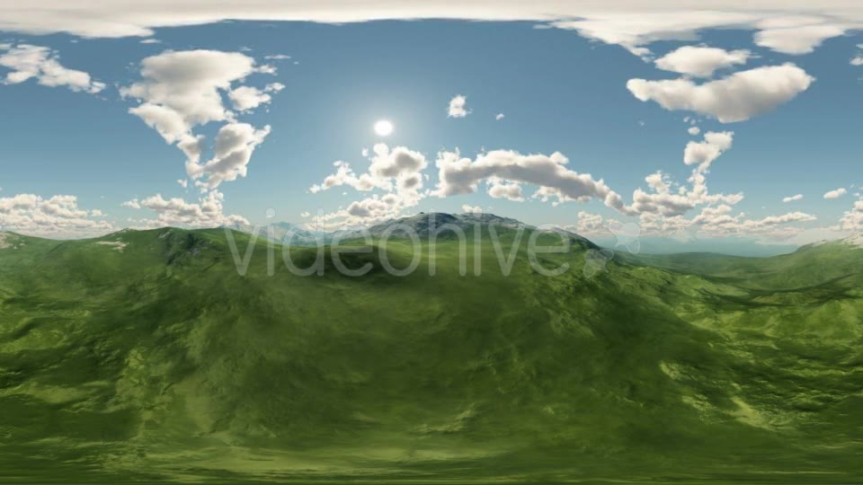 Panoramic Of Green Hills Landscape Videohive 17780318 Motion Graphics Image 2