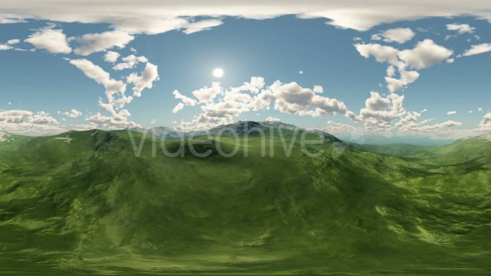 Panoramic Of Green Hills Landscape Videohive 17780318 Motion Graphics Image 3