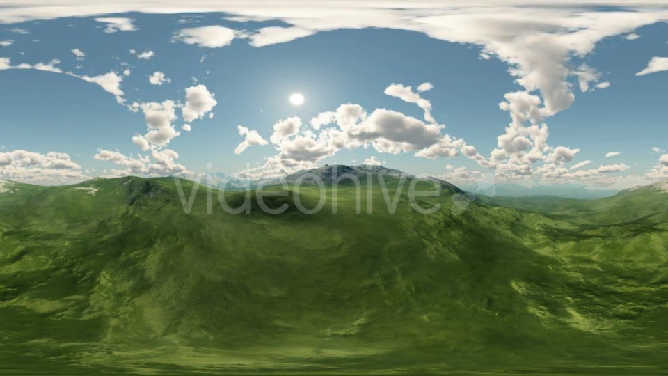 Panoramic Of Green Hills Landscape Videohive 17780318 Motion Graphics Image 4