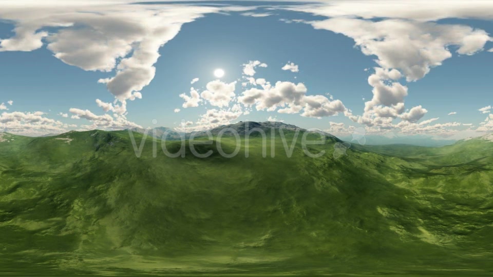 Panoramic Of Green Hills Landscape Videohive 17780318 Motion Graphics Image 5