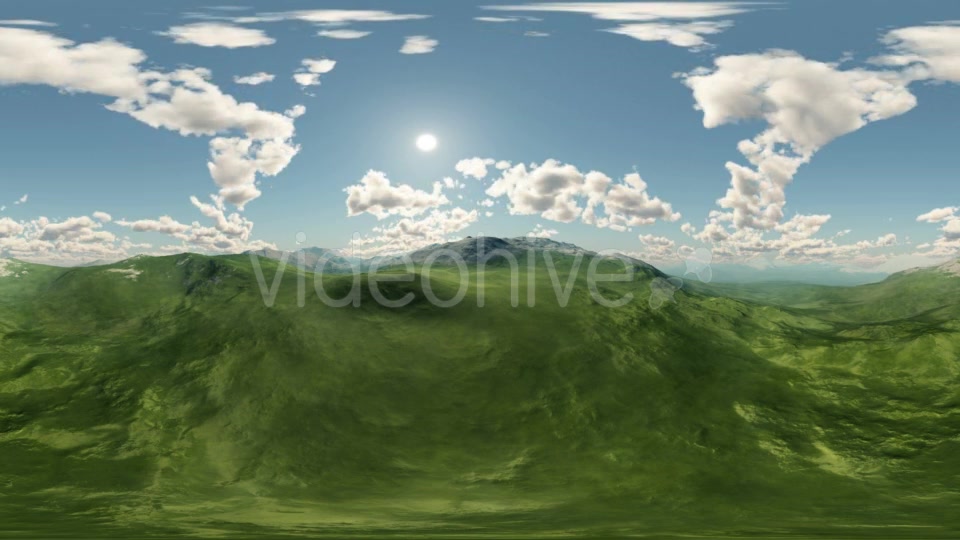 Panoramic Of Green Hills Landscape Videohive 17780318 Motion Graphics Image 7