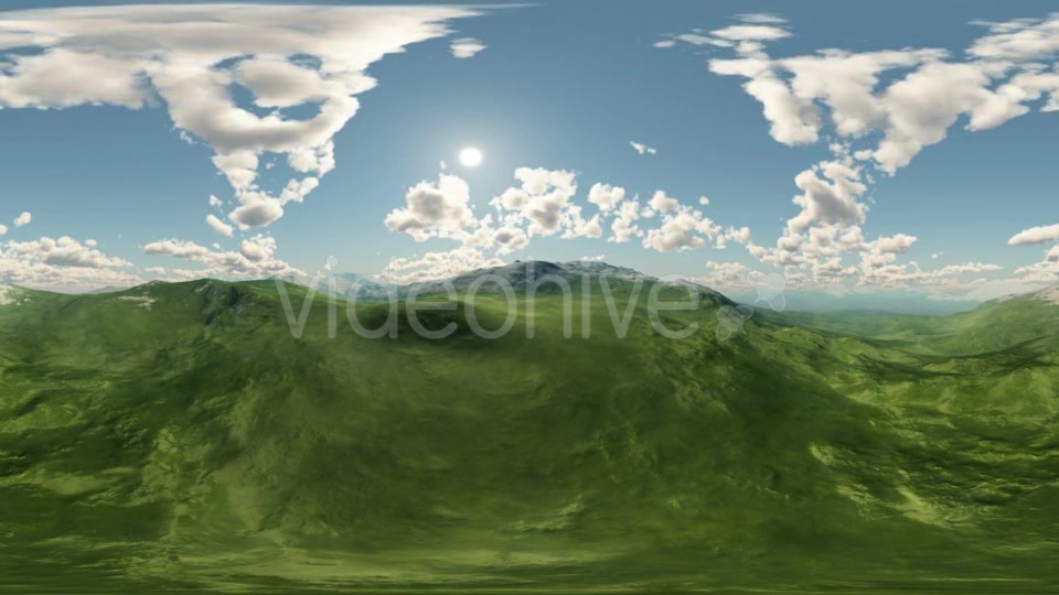 Panoramic Of Green Hills Landscape Videohive 17780318 Motion Graphics Image 8