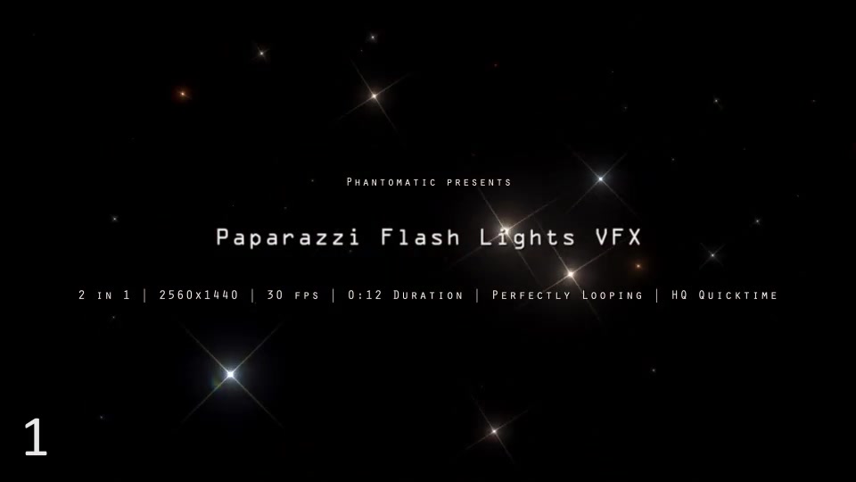 Paparazzi Flash Lights 1 Videohive 15683609 Motion Graphics Image 5