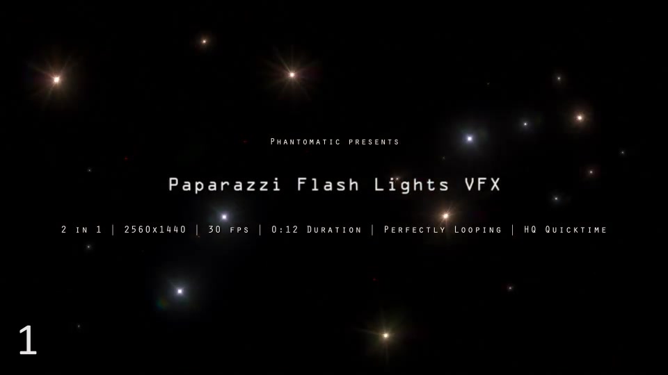 Paparazzi Flash Lights 3 Videohive 15720092 Motion Graphics Image 5