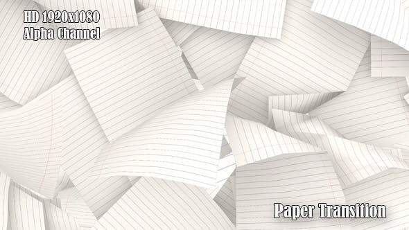 Paper Transition - Videohive 19663520 Download