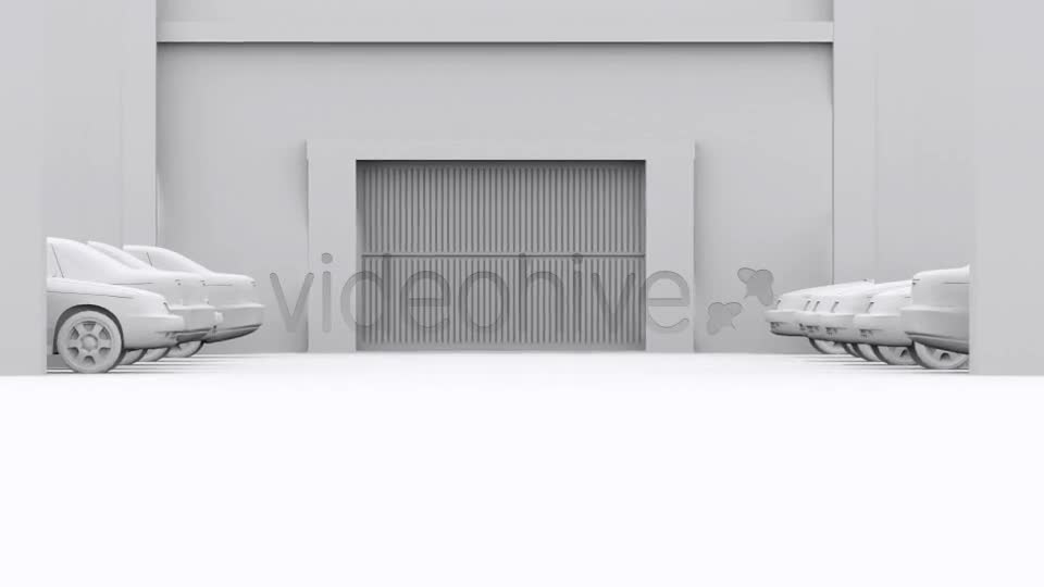 Parking Garage Door Open Videohive 8181871 Motion Graphics Image 1