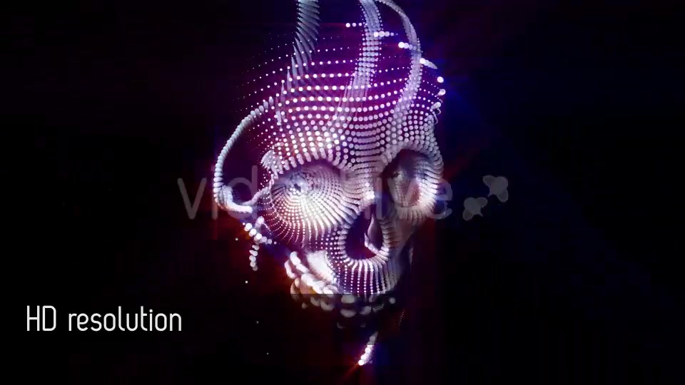 Particles And Flares Skulls Backgrounds Pack Of 6 Videos Videohive 15704851 Motion Graphics Image 4