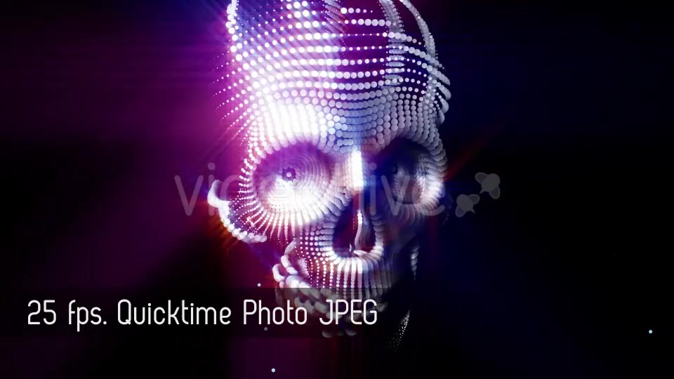Particles And Flares Skulls Backgrounds Pack Of 6 Videos Videohive 15704851 Motion Graphics Image 6