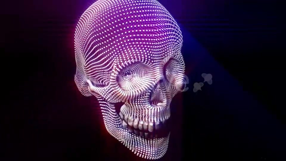Particles And Flares Skulls Backgrounds Pack Of 6 Videos Videohive 15704851 Motion Graphics Image 7