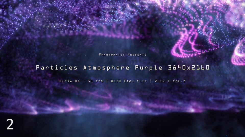 Particles Atmosphere Purple Vol.2 Videohive 11799949 Motion Graphics Image 3