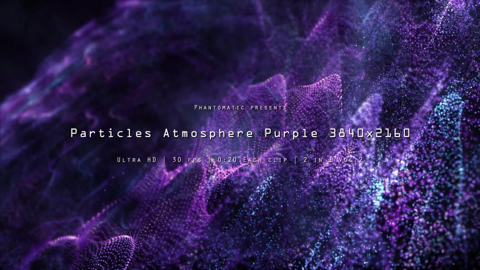 Particles Atmosphere Purple Vol.2 Videohive 11799949 Motion Graphics Image 4