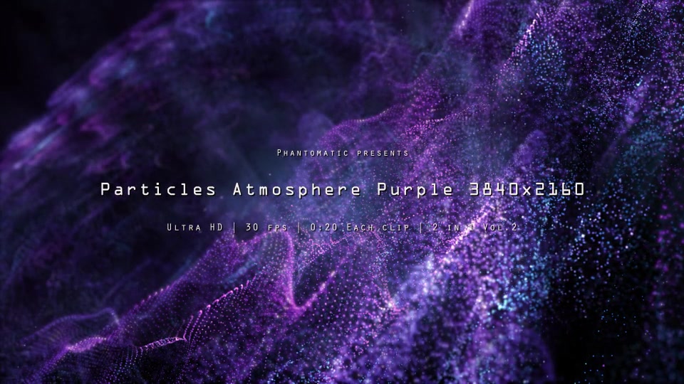 Particles Atmosphere Purple Vol.2 Videohive 11799949 Motion Graphics Image 5