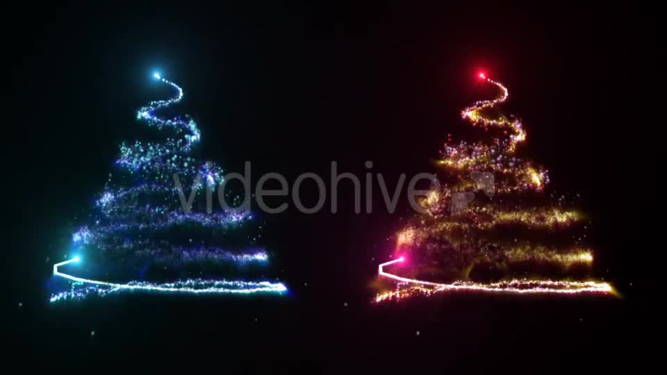 Particles Christmas Tree Videohive 20941279 Motion Graphics Image 1