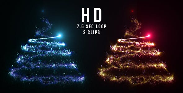 Particles Christmas Tree - 20941279 Videohive Download