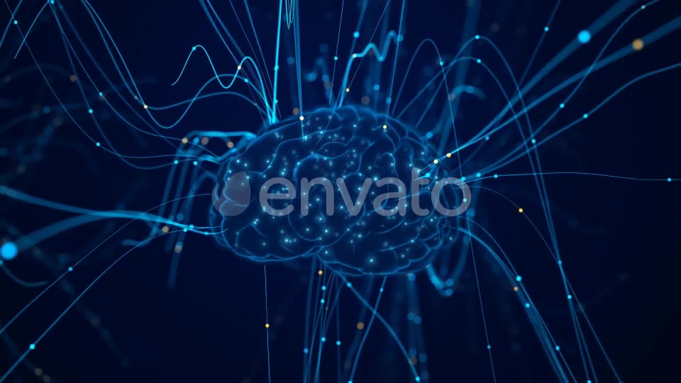 Particles Converge On The Brain 4K 01 Videohive 25230436 Motion Graphics Image 2