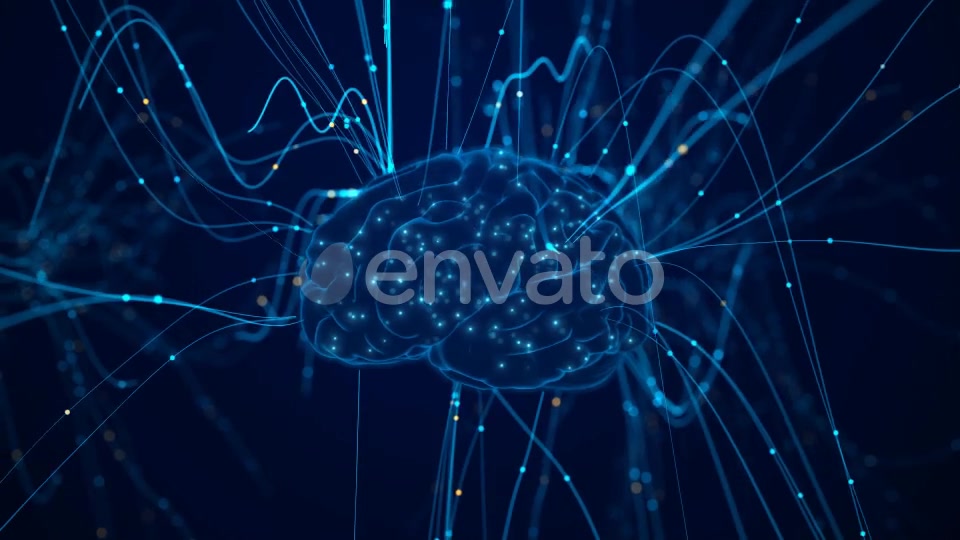 Particles Converge On The Brain 4K 01 Videohive 25230436 Motion Graphics Image 3