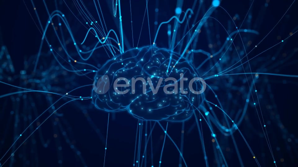 Particles Converge On The Brain 4K 01 Videohive 25230436 Motion Graphics Image 4