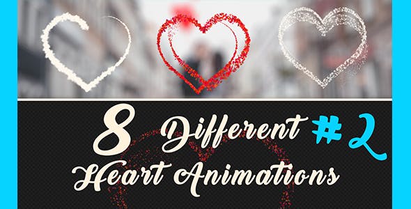 Particles Heart Animations 2 - 21098239 Download Videohive