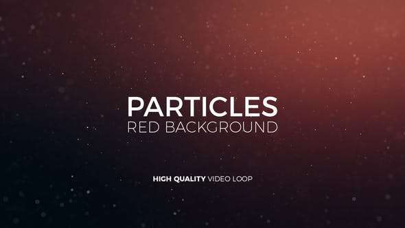 Particles Red Background - Download Videohive 22073123