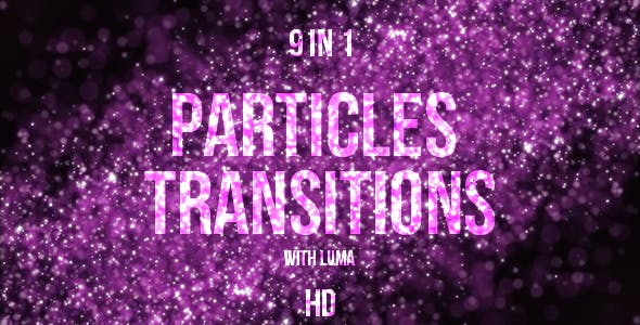 Particles Transitions - Videohive 21433166 Download