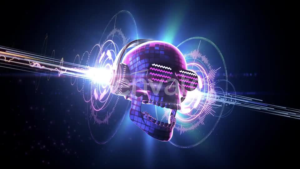 Party Skull Videohive 24270481 Motion Graphics Image 1