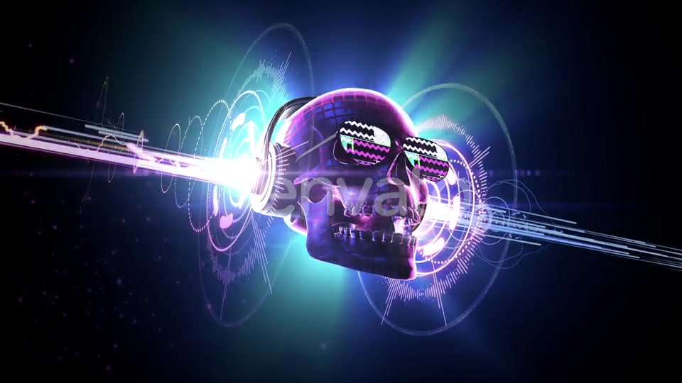 Party Skull Videohive 24270481 Motion Graphics Image 3