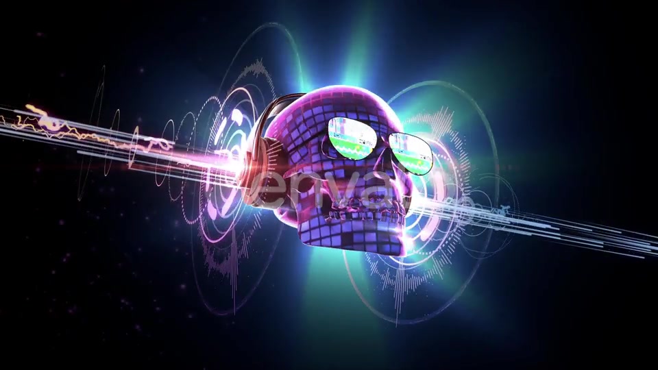 Party Skull Videohive 24270481 Motion Graphics Image 4
