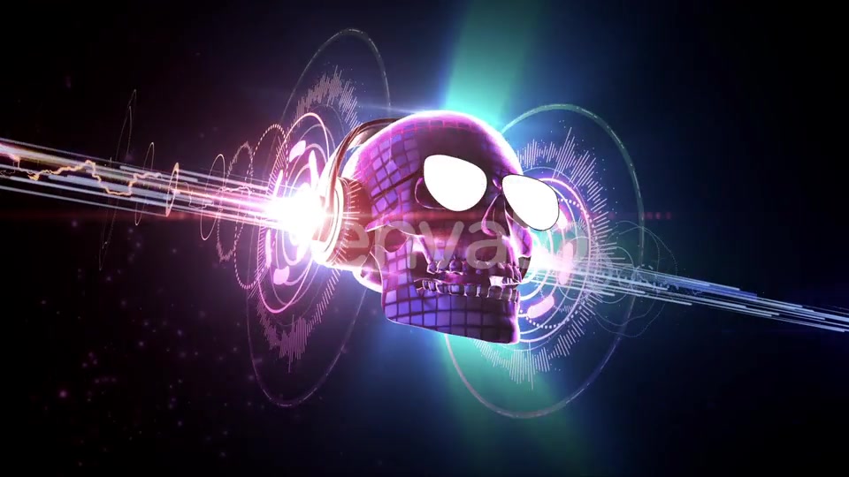 Party Skull Videohive 24270481 Motion Graphics Image 5