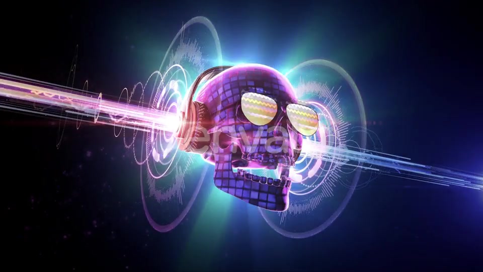 Party Skull Videohive 24270481 Motion Graphics Image 6