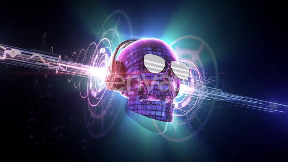 Party Skull Videohive 24270481 Motion Graphics Image 7