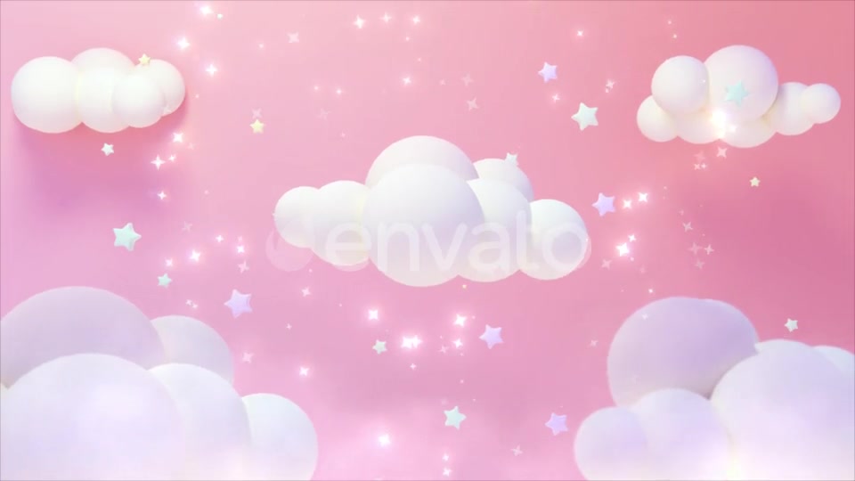 Pastel Pink Starry Sky Videohive 23918273 Motion Graphics Image 4