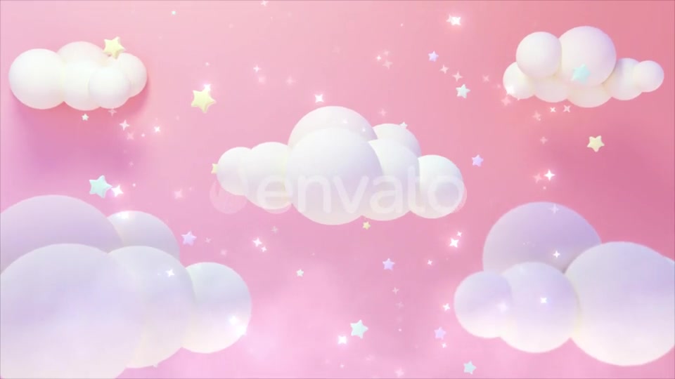 Pastel Pink Starry Sky Videohive 23918273 Motion Graphics Image 5