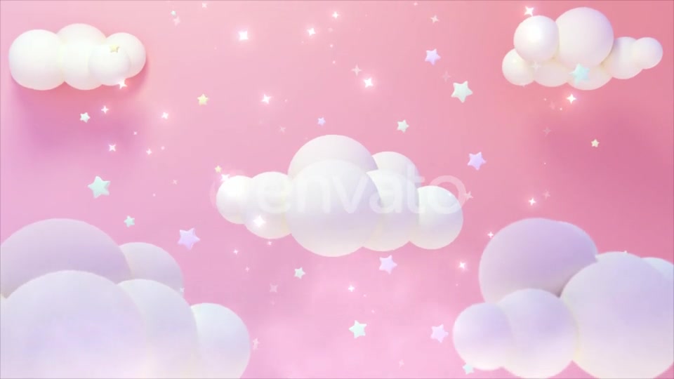 Pastel Pink Starry Sky Videohive 23918273 Motion Graphics Image 6